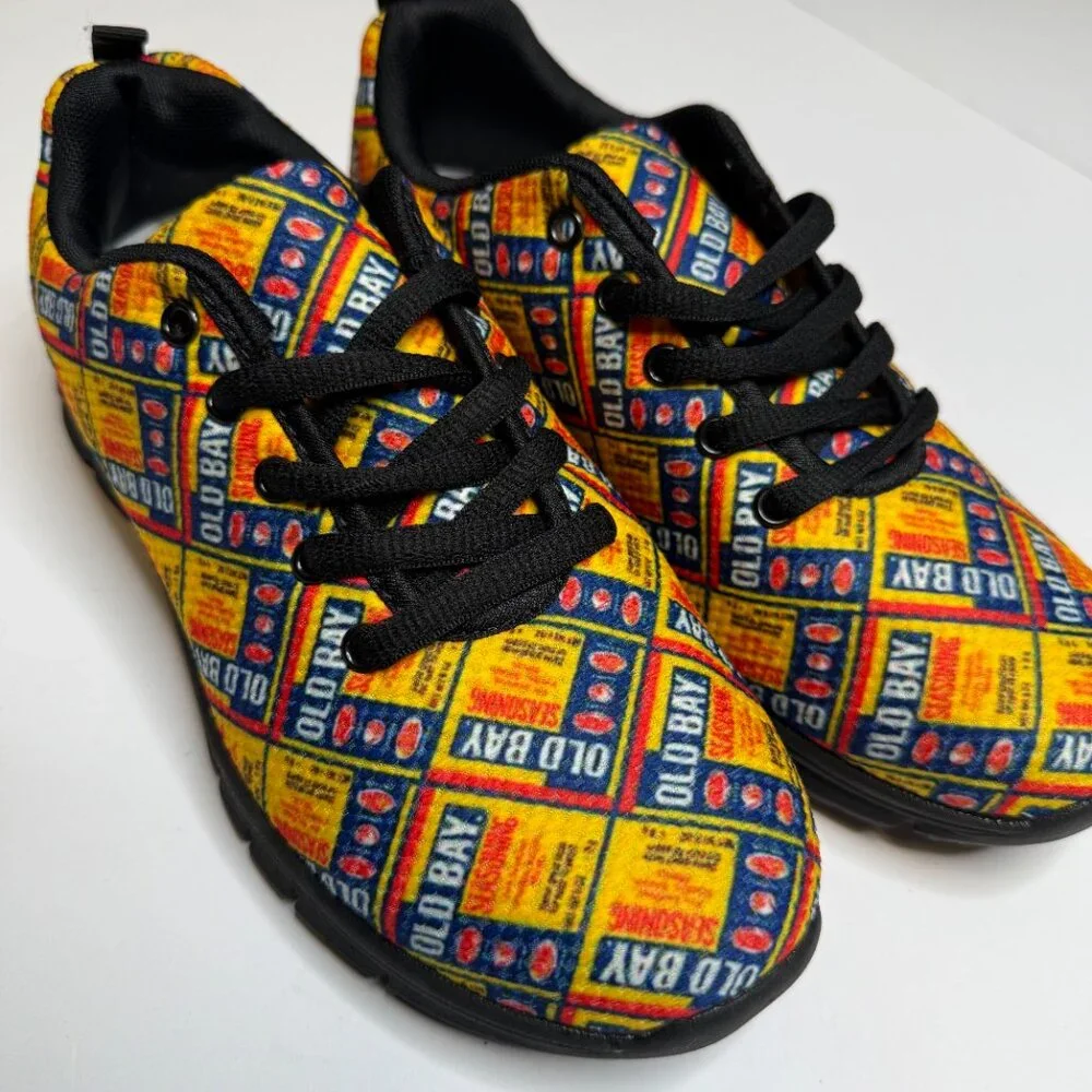 Custom Old Bay Athletic Sneakers - Picture 2 of 4